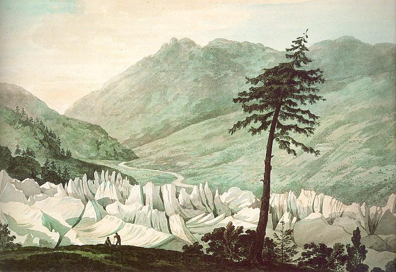 Pars, William The Glacier of Grindelwald Spain oil painting art